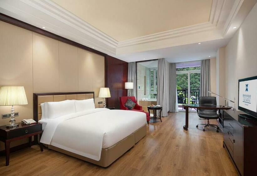 غرفة ديلوكس مطلّة علي الحديقة, C&d Hotel Putian