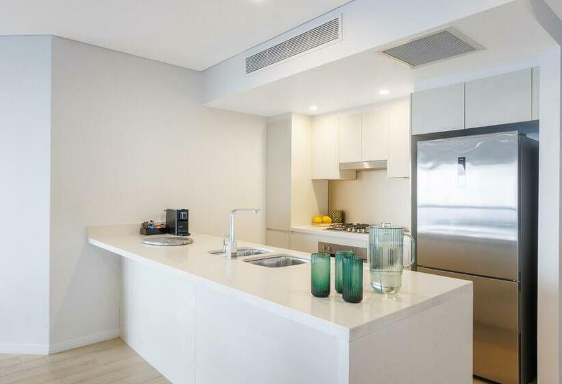 침실 2개 스위트, Meriton Suites Herschel Street, Brisbane