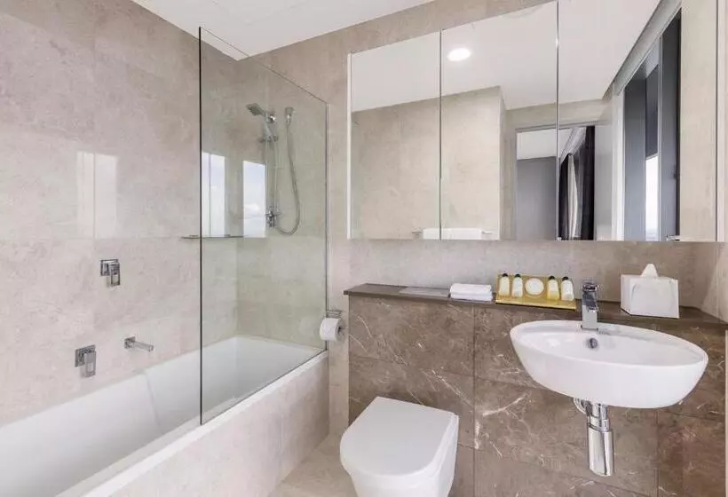 １ベッドルームペントハウスアパート, Meriton Suites Herschel Street, Brisbane