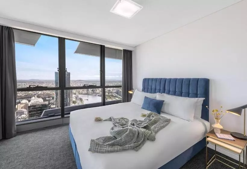 １ベッドルームペントハウスアパート, Meriton Suites Herschel Street, Brisbane