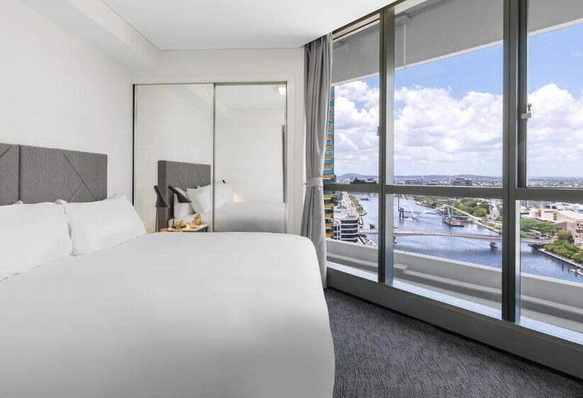 جناح ديلوكس غرفتين نوم, Meriton Suites Herschel Street, Brisbane