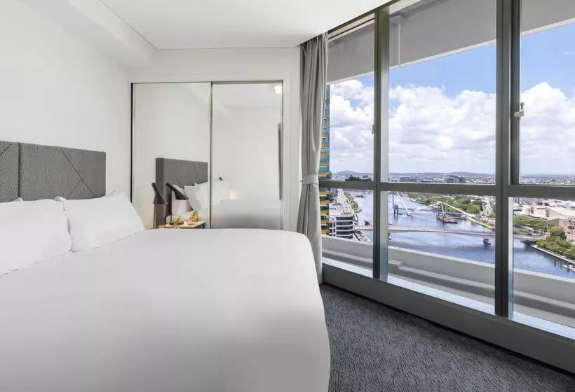 デラックススイート２ベッドルーム, Meriton Suites Herschel Street, Brisbane