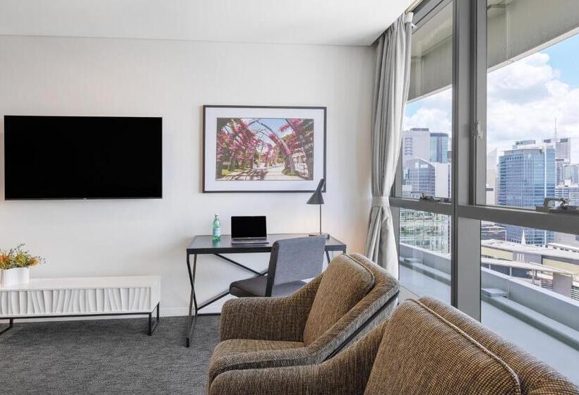 جناح ديلوكس غرفتين نوم, Meriton Suites Herschel Street, Brisbane
