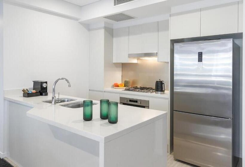 جناح ديلوكس غرفتين نوم, Meriton Suites Herschel Street, Brisbane