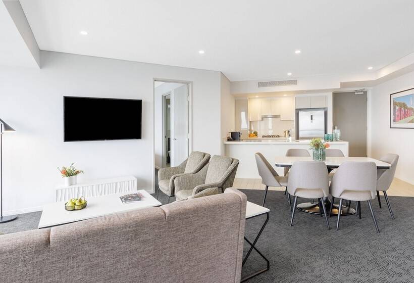 جناح غرفتين نوم, Meriton Suites Herschel Street, Brisbane