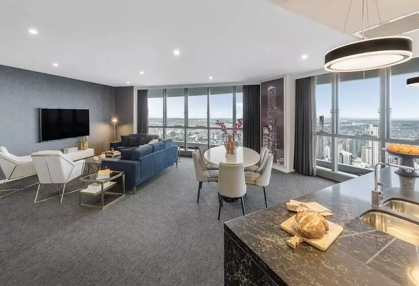 １ベッドルームペントハウスアパート, Meriton Suites Herschel Street, Brisbane