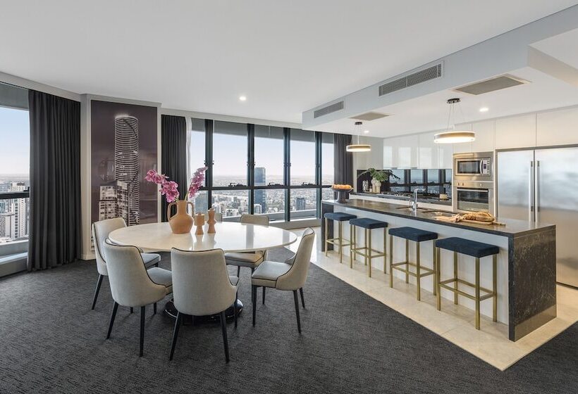 1침실 펜트하우스 아파트, Meriton Suites Herschel Street, Brisbane