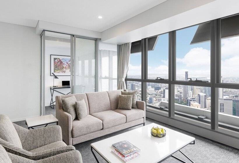 جناح غرفتين نوم, Meriton Suites Herschel Street, Brisbane