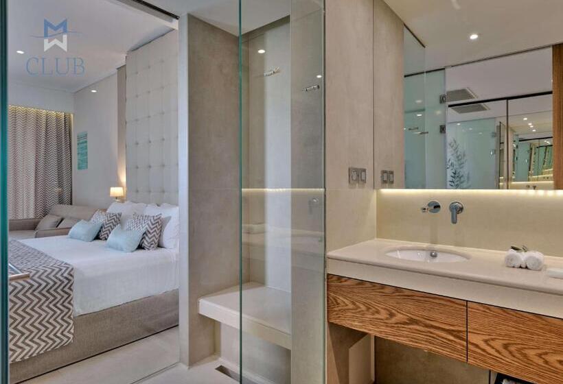 带海景的俱乐部房间, Miraggio Thermal Spa Resort