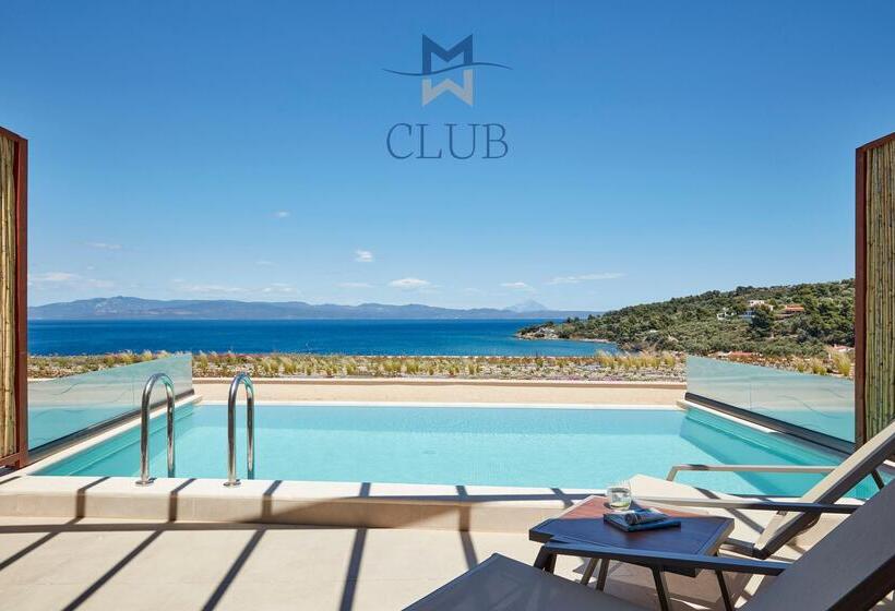 带海景的俱乐部房间, Miraggio Thermal Spa Resort