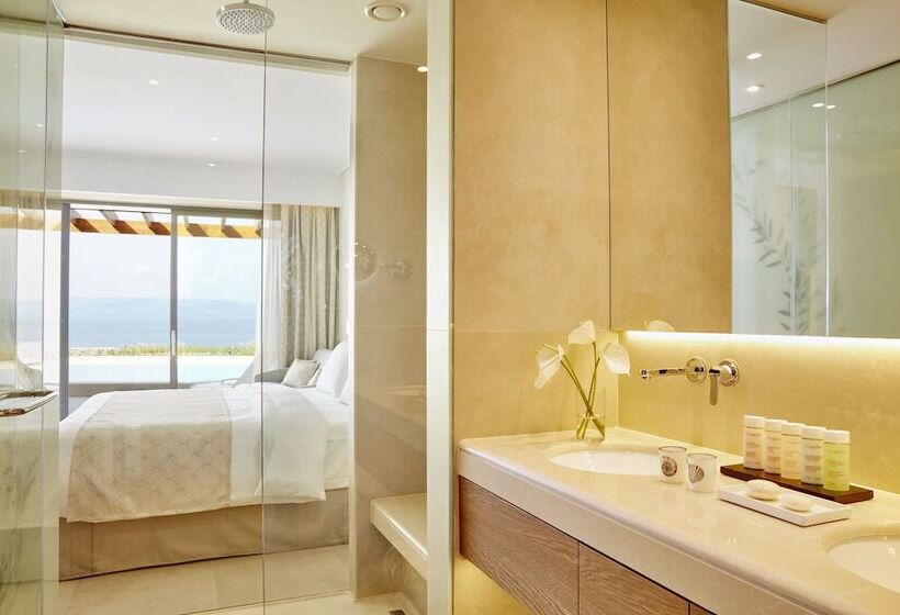 带海景的俱乐部房间, Miraggio Thermal Spa Resort