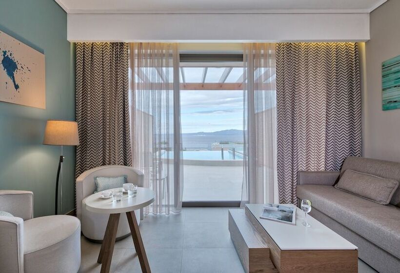 带海景的俱乐部房间, Miraggio Thermal Spa Resort