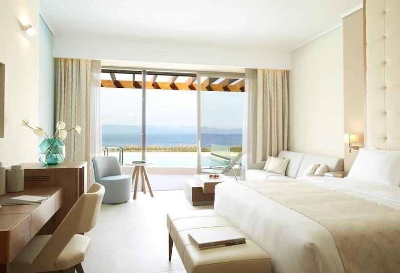 带海景的俱乐部房间, Miraggio Thermal Spa Resort