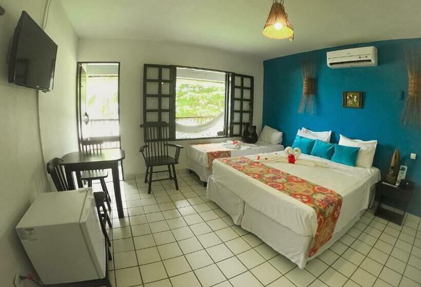 带海景的标准房, Pousada Dos Coqueiros