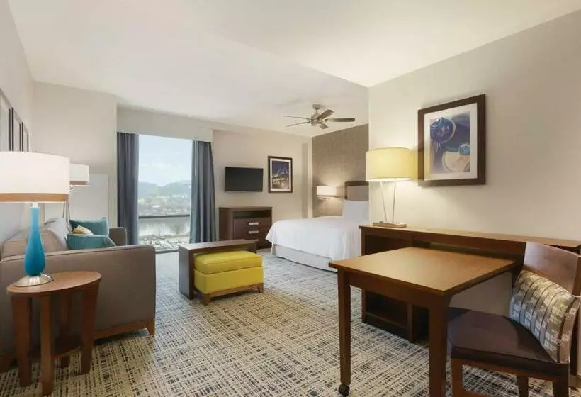 キングサイドベッドのスタンダードワンルーム, Homewood Suites By Hilton Pittsburgh Downtown