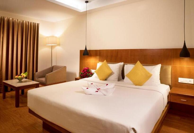 חדר דחוקס עם מיטת קינג, Cj Pallazzio,salem