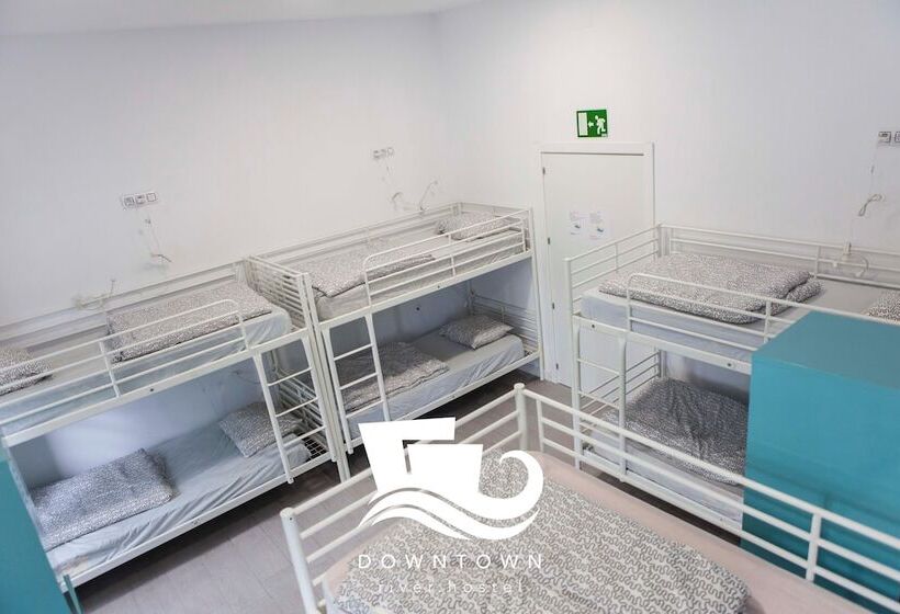 تختخواب در اتاق مشترک, Downtown River Hostel