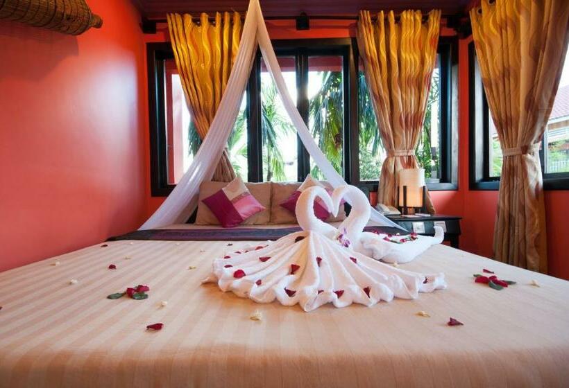 غرفة ديلوكس مزودة بشرفة, Golden Butterfly Villa