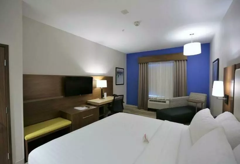 身障者適用キングサイズベッドルーム, Holiday Inn Express & Suites Houston Nw   Hwy 290 Cypress, An Ihg