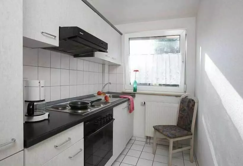 庭の見える1ベッドルームアパートメント, Parkblick Aparthotel Und Ferienwohnungen
