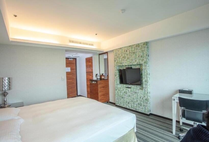 اتاق سوپریور با چشم‌انداز دریا, 觀海樓海景大飯店 Hotel Cloud Riverside