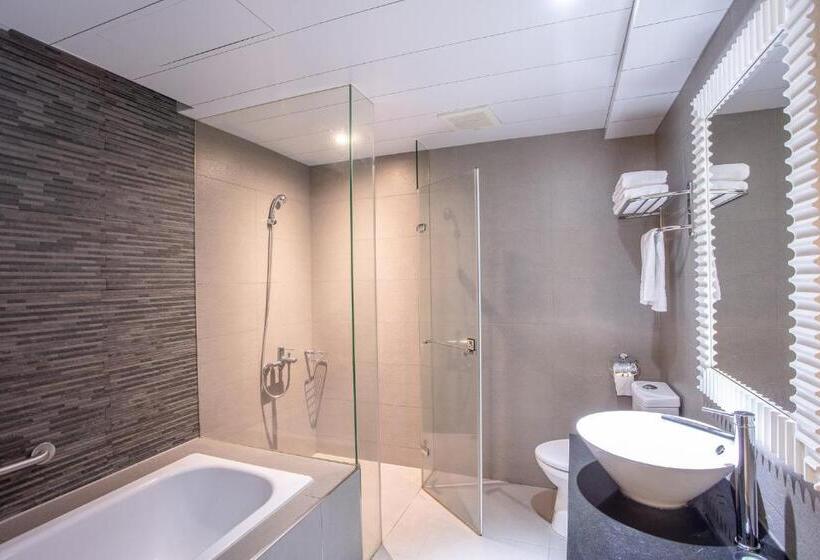 اتاق لوکس با چشم‌انداز دریا, 觀海樓海景大飯店 Hotel Cloud Riverside