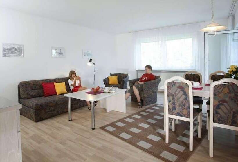 דירת חדר נוף לגינה, Parkblick Aparthotel Und Ferienwohnungen