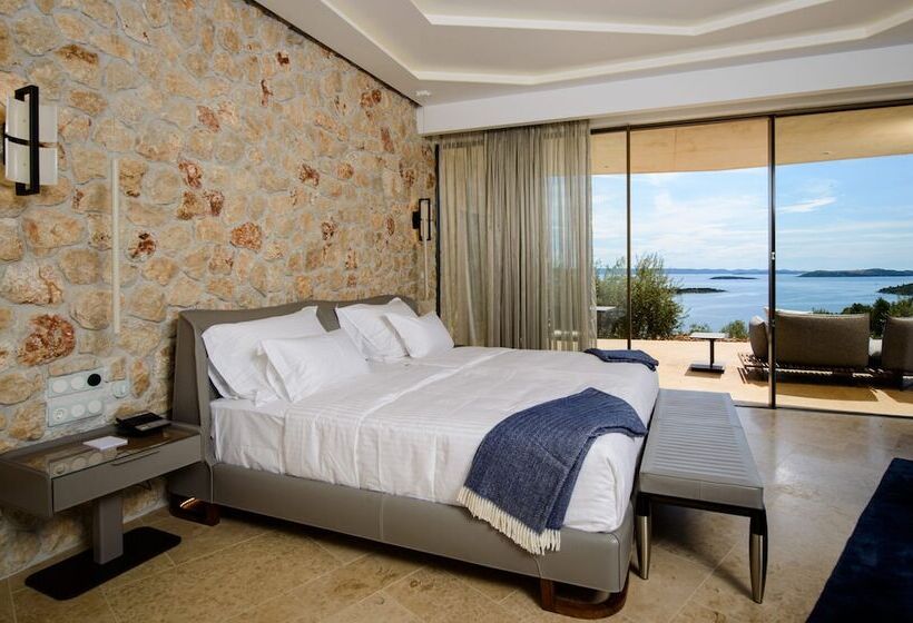 غرفة ديلوكس مطلّة علي البحر, Villa Nai 3.3