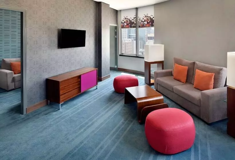 ２ダブルベッドのスタンダードルーム, Aloft Riyadh