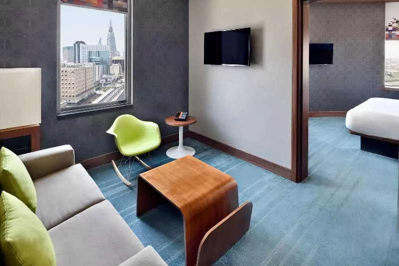 キングサイズベッドのスイートルーム, Aloft Riyadh