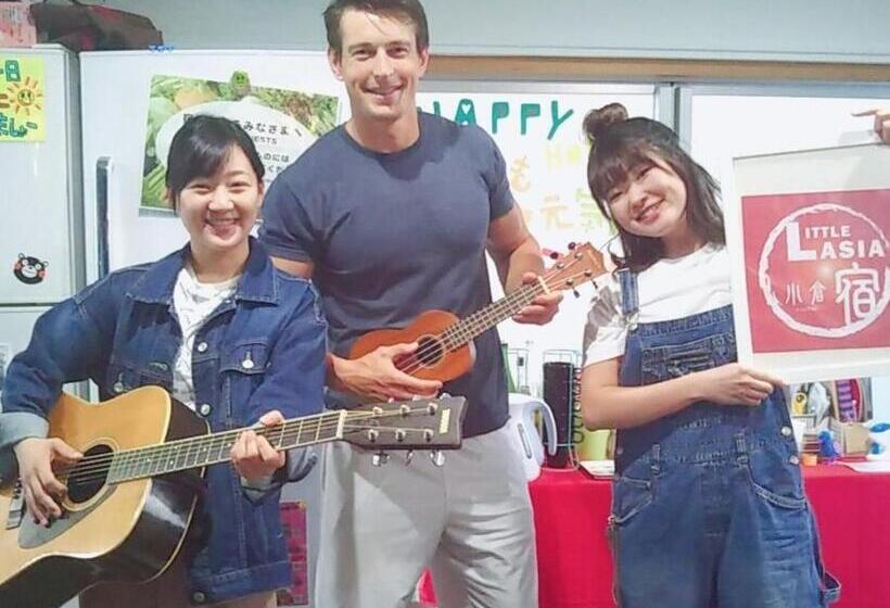 غرفة قياسية ثلاثية حمام مشترك, Fukuoka Guesthouse Little Asia Kokura