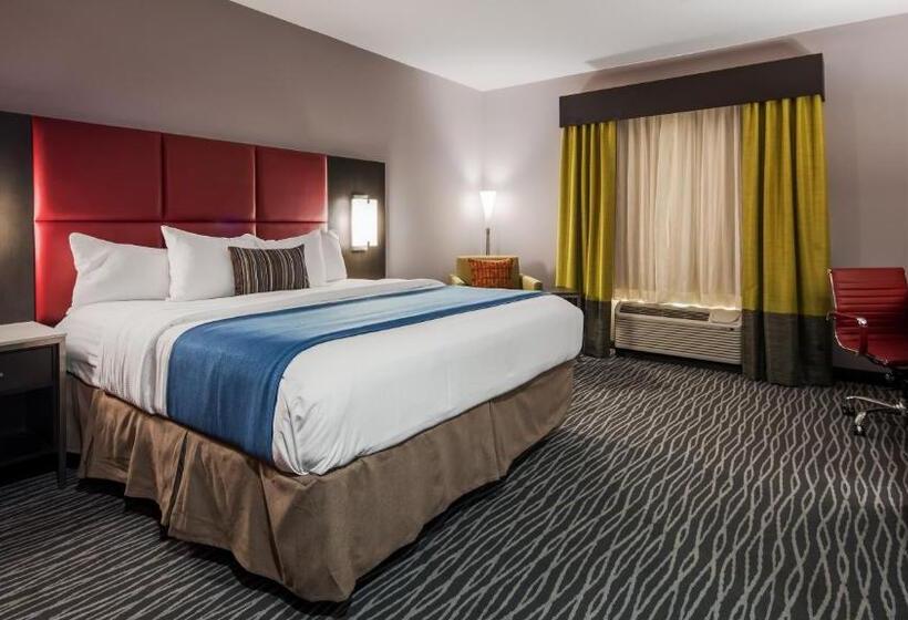 اتاق استاندارد با تخت بزرگ برای معلولان, Del Mar Airport Inn & Suites