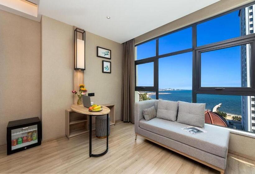 带大床的标准间, 莫林酒店(moning Hotel）