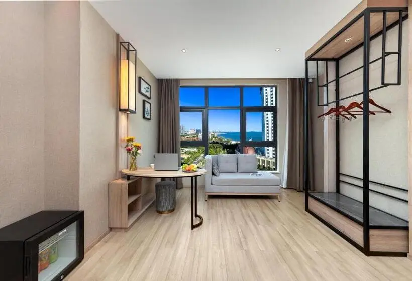 Standard-huone King-vuode, 莫林酒店(moning Hotel）