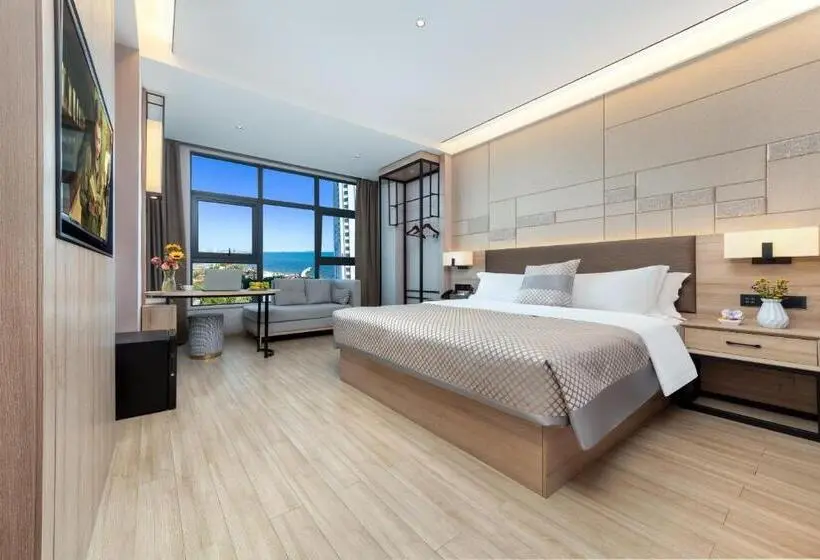 Standard-huone King-vuode, 莫林酒店(moning Hotel）