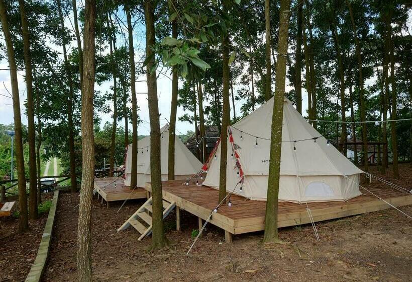 چادر با خدمات رفاهی استاندارد, Viewest Glamping Dong Mo