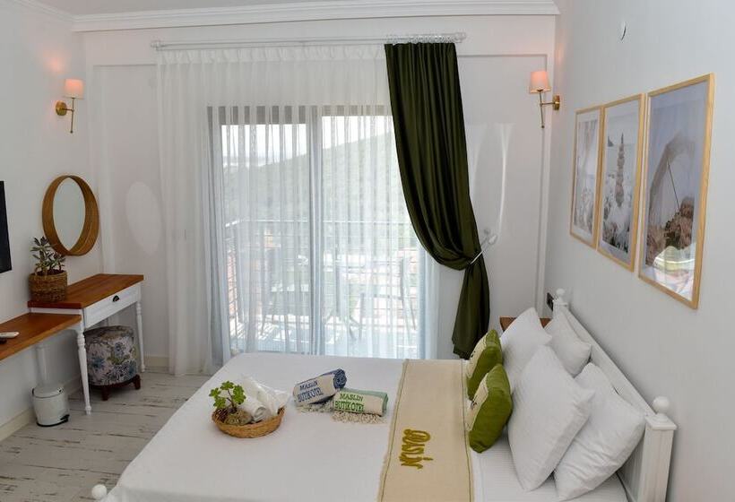 オーシャンビューデラックスルームバルコニー付き, Maslin Otel