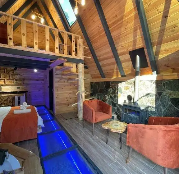 キングサイズベッドのデラックスルーム, Waterfallbungalow