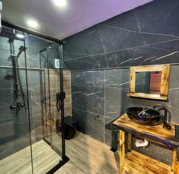 חדר דחוקס עם מיטת קינג, Waterfallbungalow