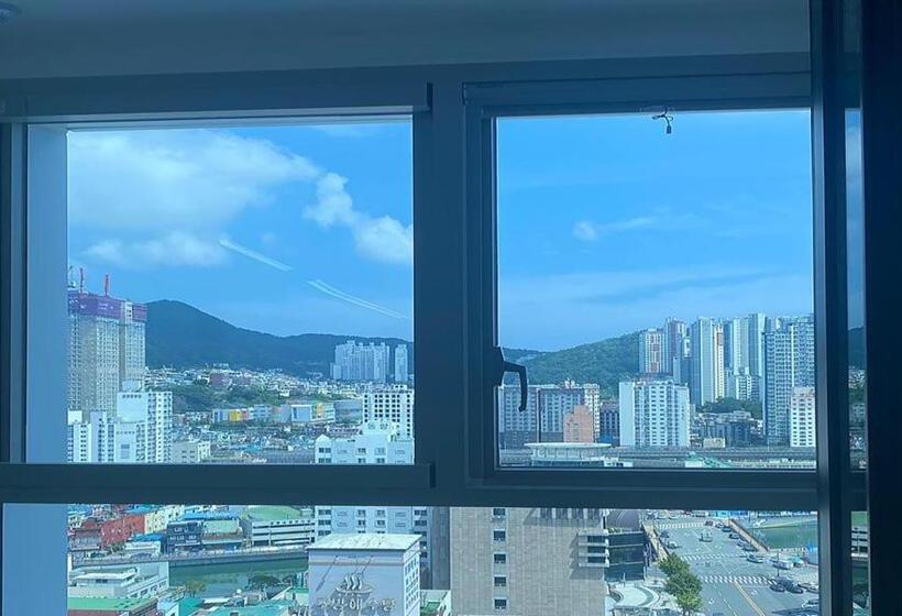غرفة بريميوم مطلة على المدينة, Allzip Archieve4h Residence Hotel Busan