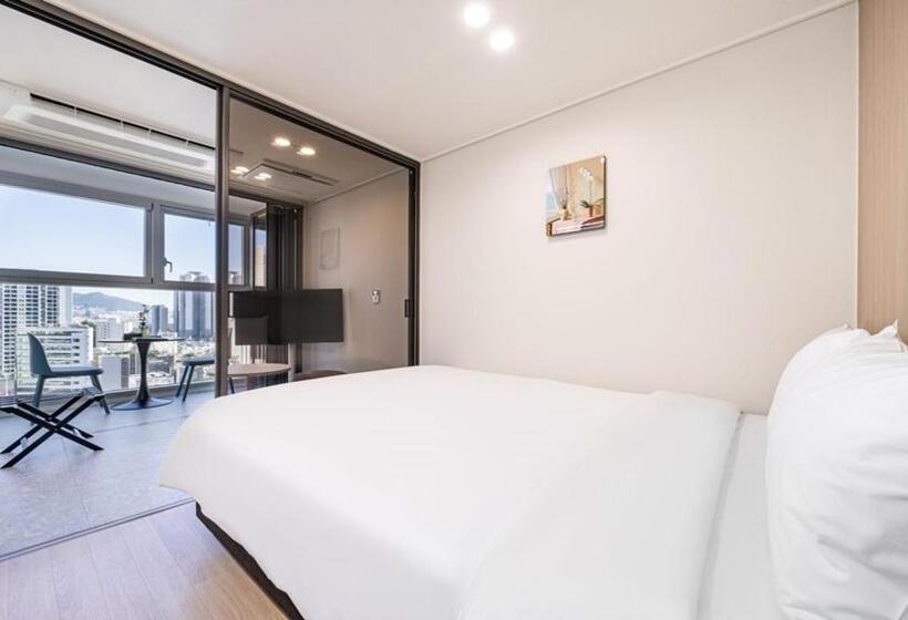 غرفة بريميوم مطلة على المدينة, Allzip Archieve4h Residence Hotel Busan
