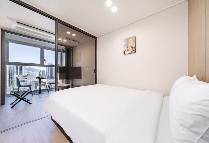 غرفة بريميوم مطلة على المدينة, Allzip Archieve4h Residence Hotel Busan
