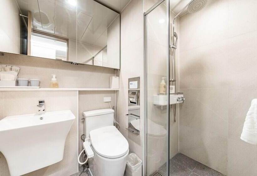 غرفة بريميوم مطلة على المدينة, Allzip Archieve4h Residence Hotel Busan