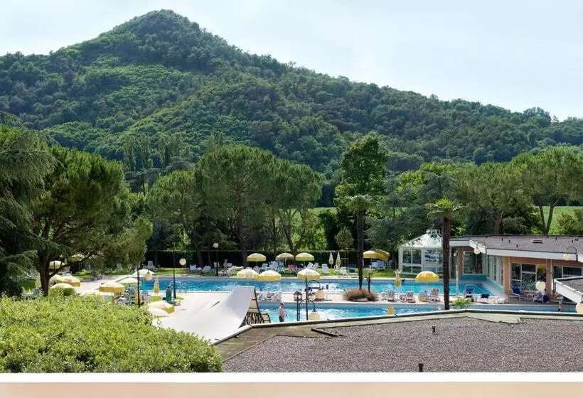 プールの見えるシングルルーム, Apollo Terme