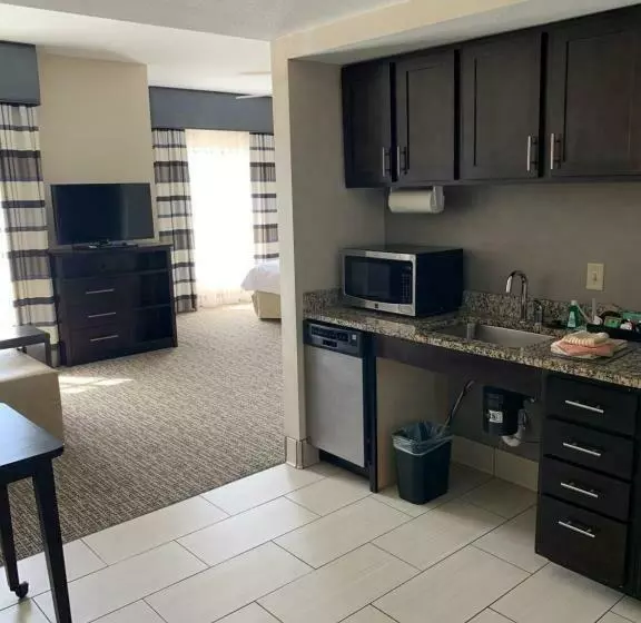 キングサイズベッドのデラックススイート, Homewood Suites By Hilton Munster