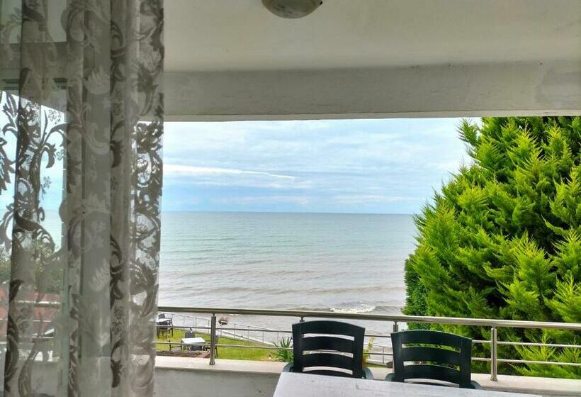 חדר דלוקס עם מרפסת נוף לים, Kumsal Otel