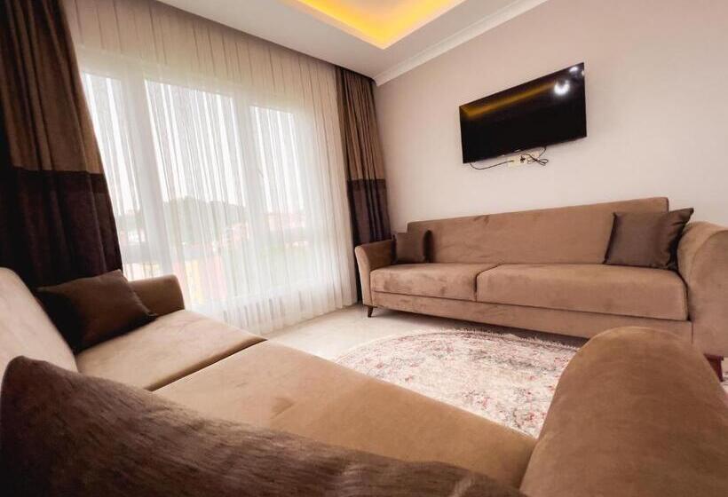 Апартаменты 1 Спальня Вид на Море, Metehan Sui̇t Apart