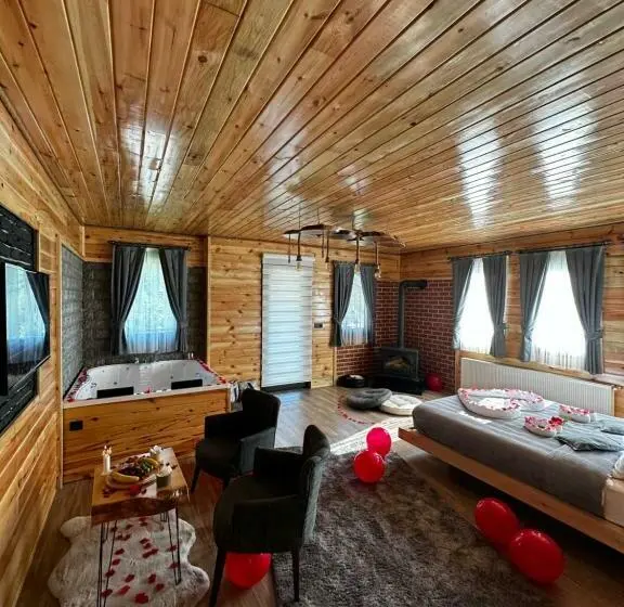 キングサイズベッドのスタンダードルーム, Ria Süit Otel Bungalov