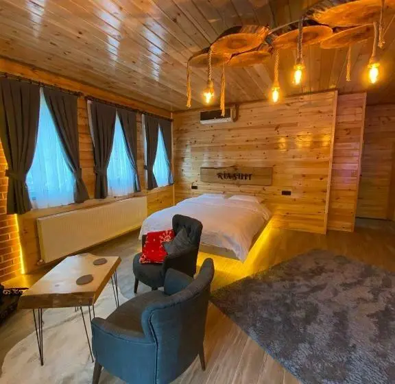 キングサイズベッドのスタンダードルーム, Ria Süit Otel Bungalov