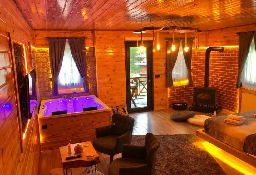 غرفة قياسية سرير كينج, Ria Süit Otel Bungalov